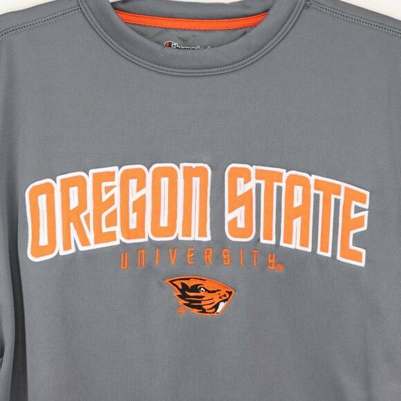 Champion Unisex Adult Sweatshirt Gray OREGON STATE UNIVERSITY Pullover S New - Picture 2 of 7